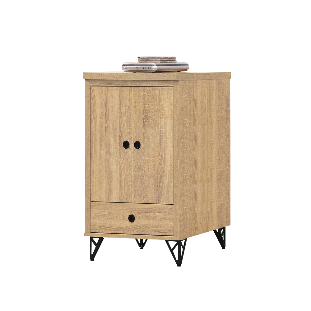 柏蒂家居-曼特斯2尺二門一抽收納櫃/置物櫃