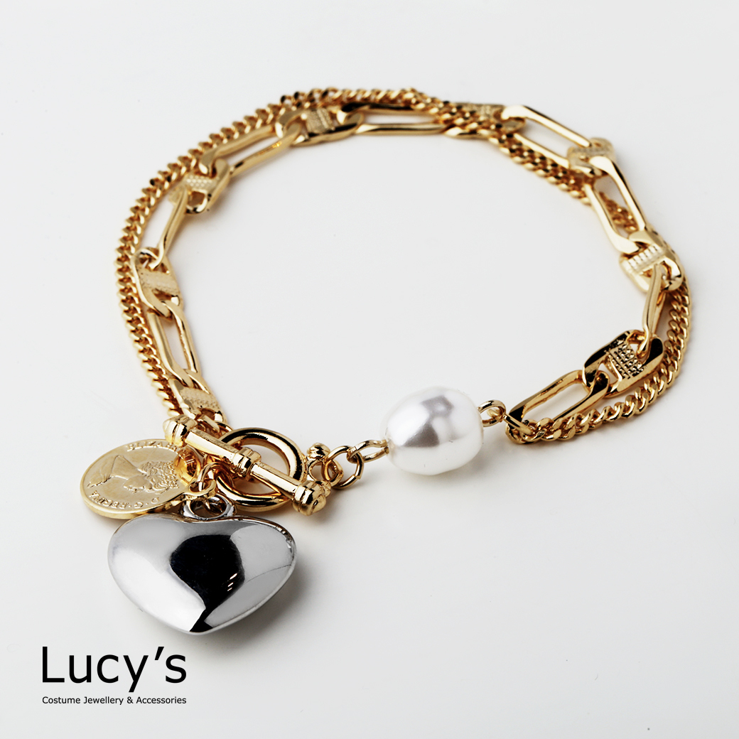 金幣心語 T扣手鍊 (二色) (126978/126979)