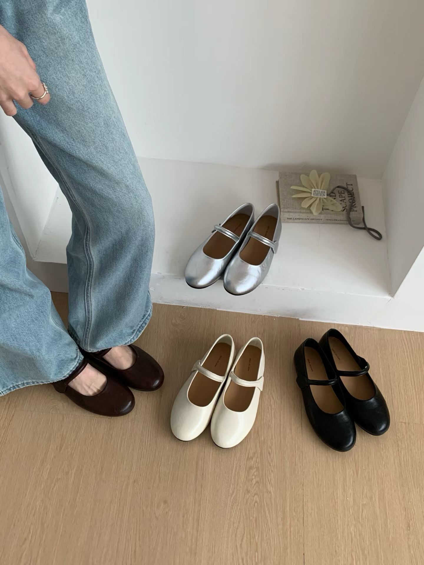 內增高魔鬼氈瑪莉珍鞋