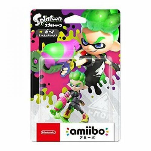 Nintendo Amiibo JP Splatoon 2 Boy Green Figure 536713