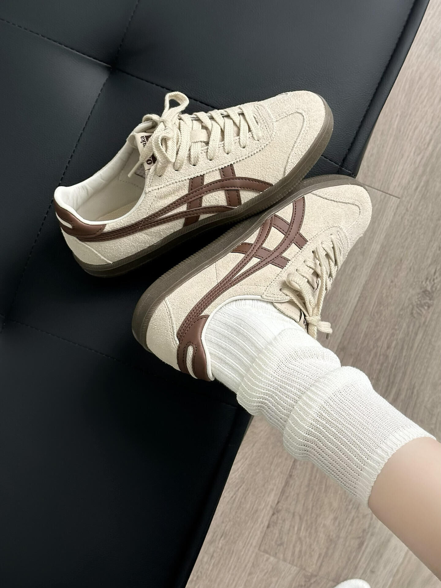 <再次開團 終於補貨了✨>Onitsuka Tiger Tokuten 鬼塚虎 奶茶色 咖啡色 棕色 焦糖底 復古 德訓鞋 1183C562-250/預購