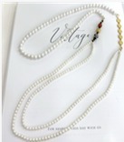 CF7343  250701173262  S925天珠淡水珍珠有核南红两用款毛衣链 -三眼福慧开门之意8mm