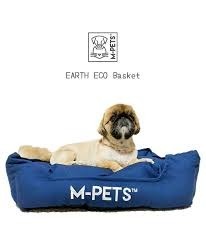 M-Pets Earth Eco系列 寵物床．藍色 M