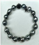 CF7350  250608142121  S925海水有核大溪地巴洛克手链9mm+