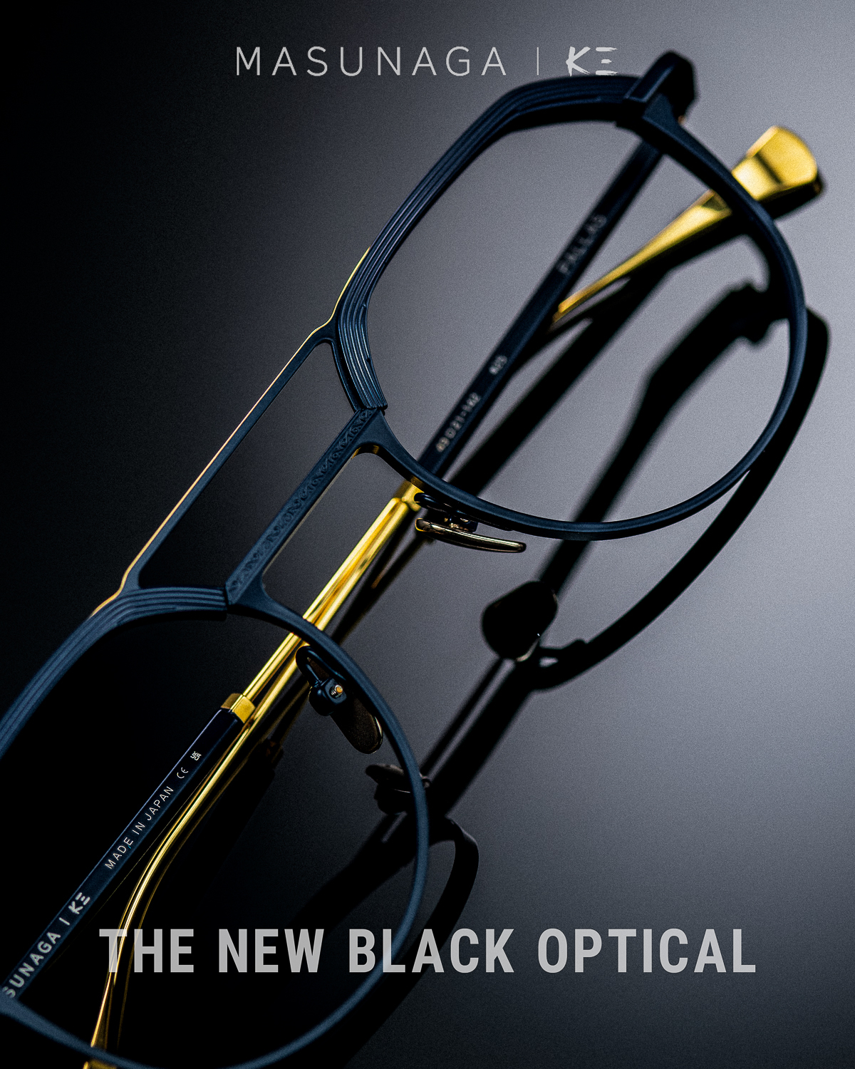 Masunaga x Kenzo K3 Pallas 藍金配色