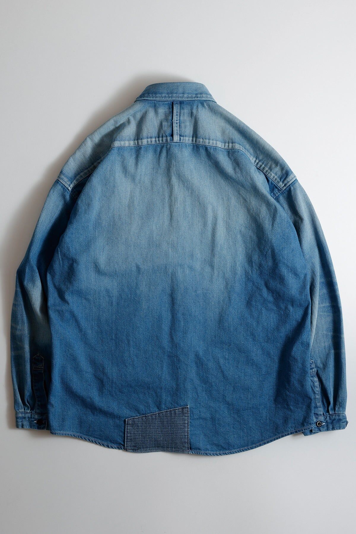 FDMTL PATCH DENIM SHIRT 5YR WASH