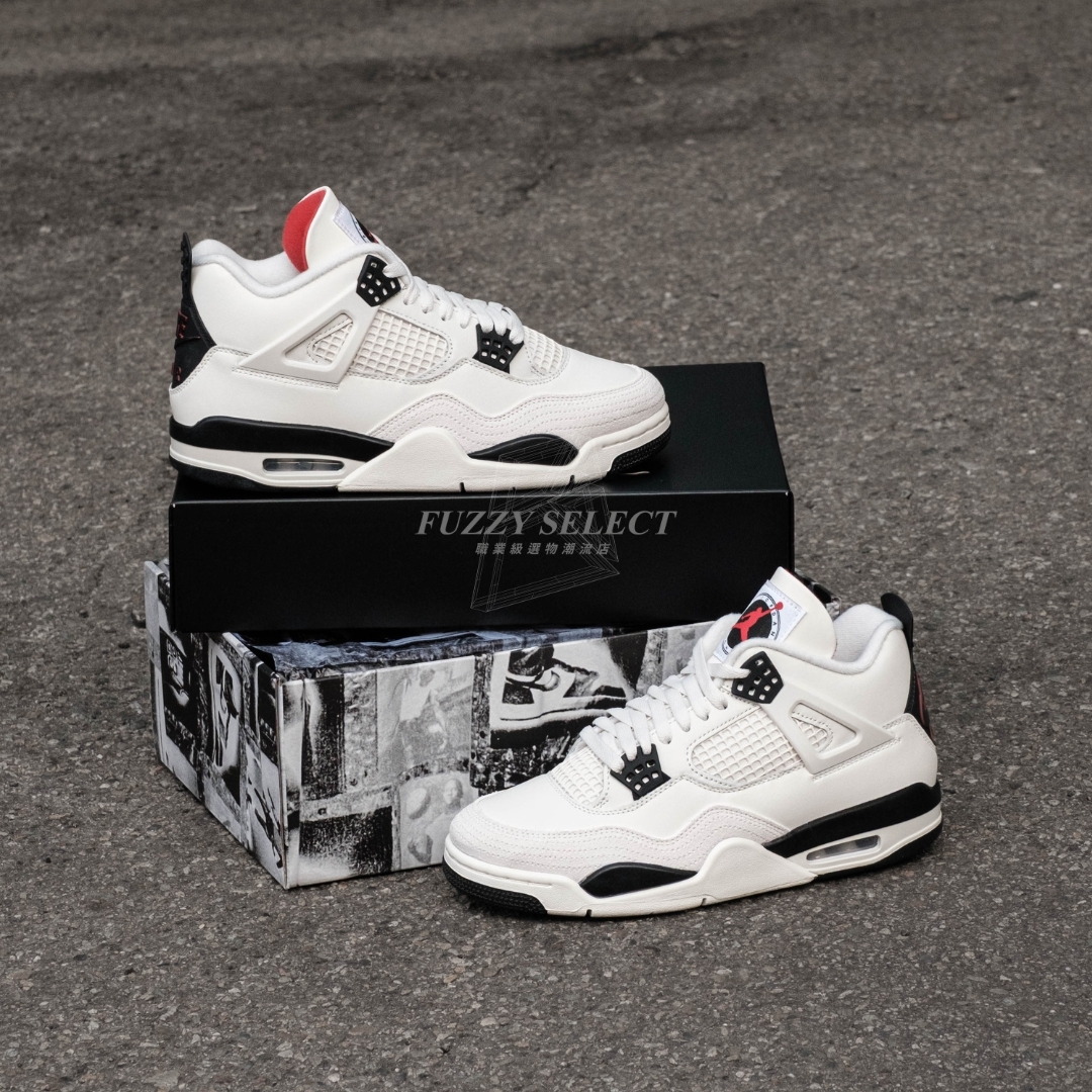 【逢甲 FUZZY】Air Jordan 4 "Flight Club" 白黑 飛行俱樂部 IM4002-100