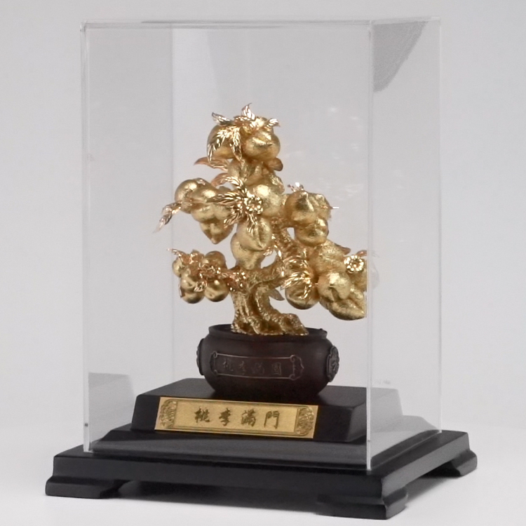 桃李滿門金箔擺飾｜教師節禮物・師長答謝禮・企業贈禮禮品｜鹿港窯禮品館