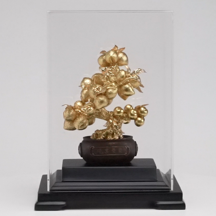 桃李滿門金箔擺飾｜教師節禮物・師長答謝禮・企業贈禮禮品｜鹿港窯禮品館