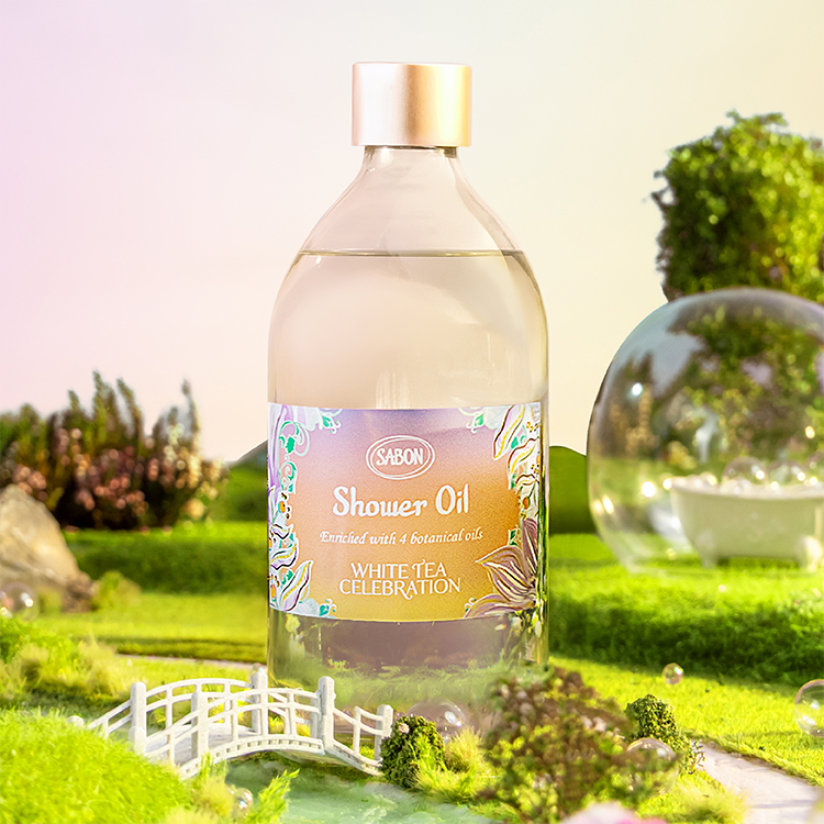 白茶沐浴油500ml-春光限定版