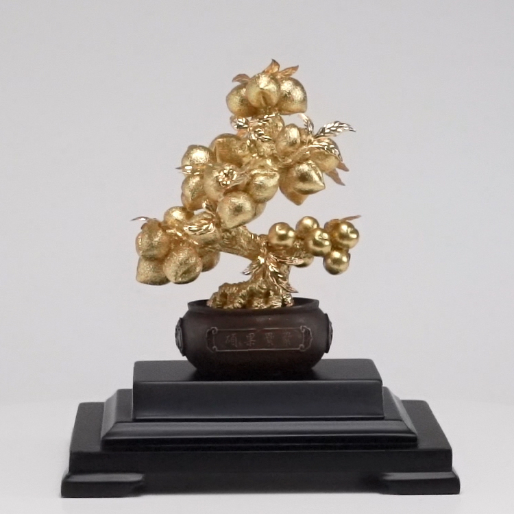 桃李滿門金箔擺飾｜教師節禮物・師長答謝禮・企業贈禮禮品｜鹿港窯禮品館