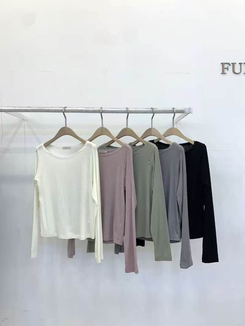 FP6037 天絲羊毛圓領打底長袖T