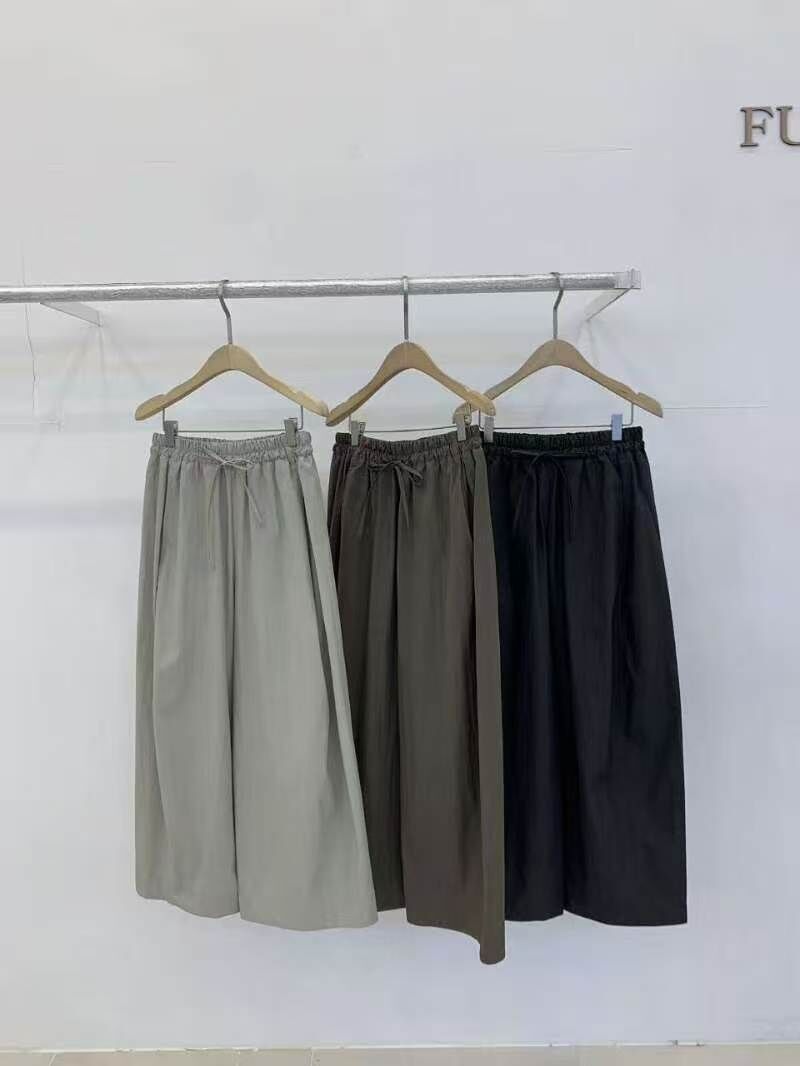 FP6038 全鬆緊寬松彎刀褲