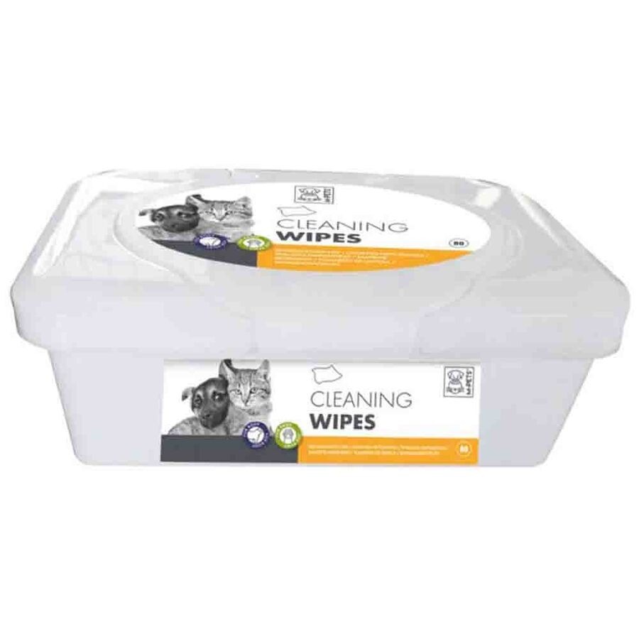 M-Pets 貓狗合用 無酒精盒裝清潔濕紙巾．80pcs