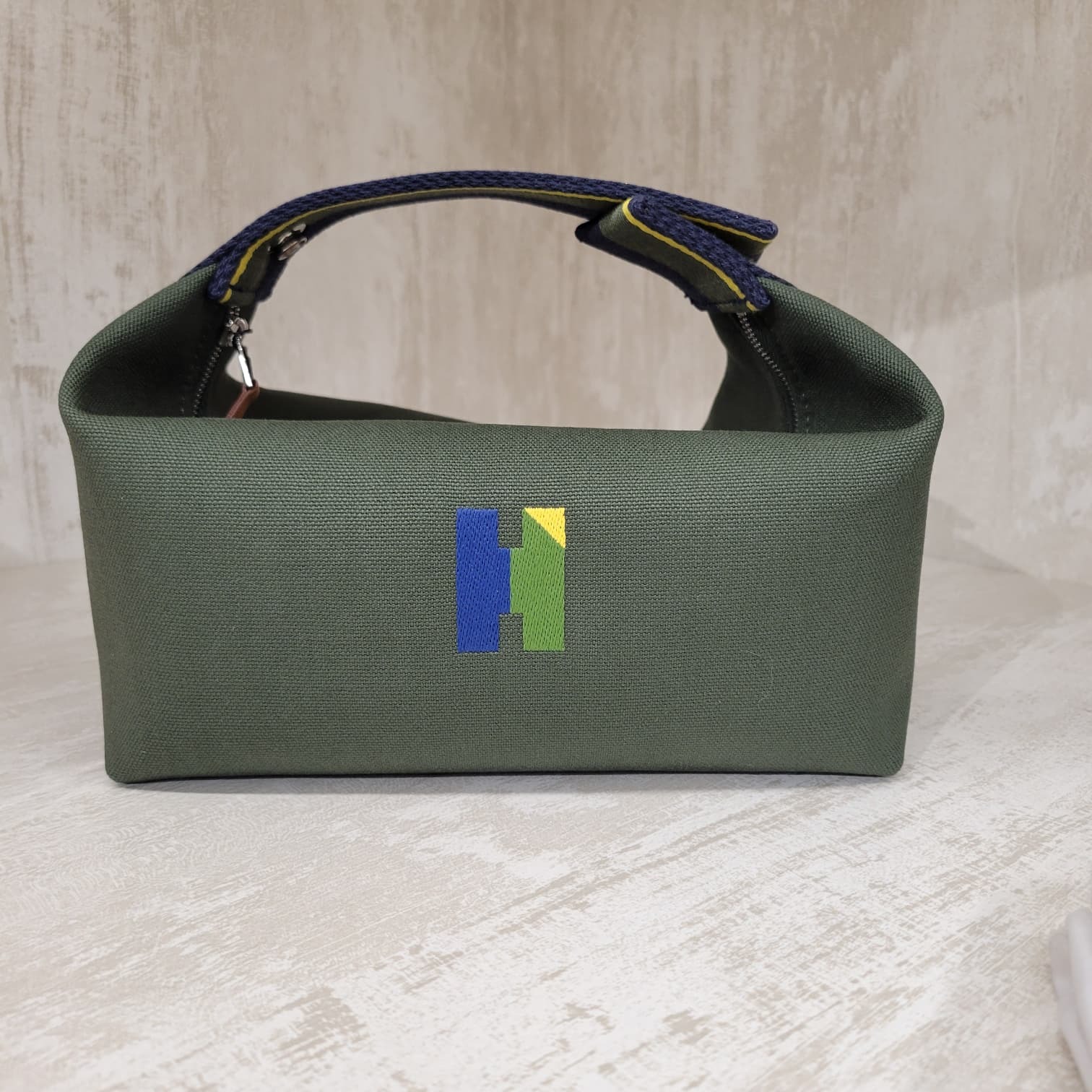 HERMES Bride-a-Brac H Pavillon case Kaki 綠色飯盒包