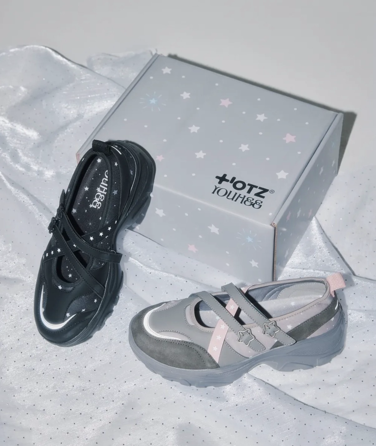 OTZ X YOUHEE - Lomita Platform Star Maryjane (Grey)