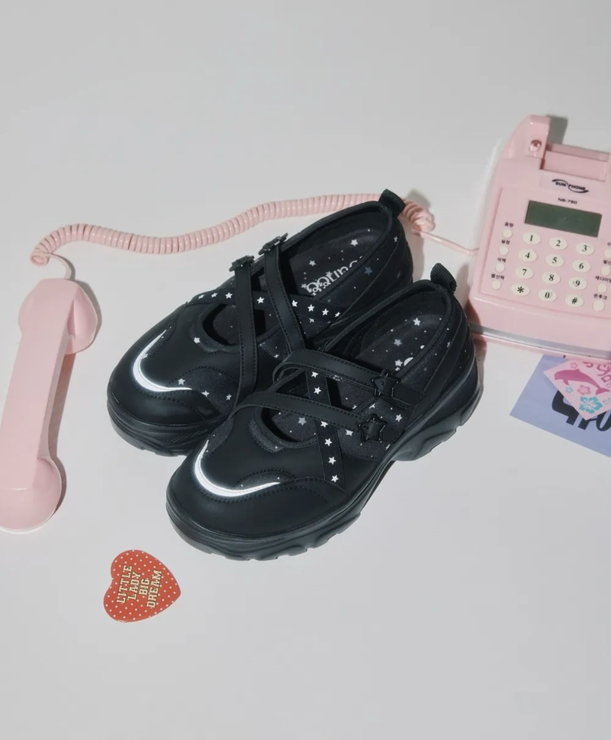 OTZ X YOUHEE - Lomita Platform Banding Maryjane (Black)