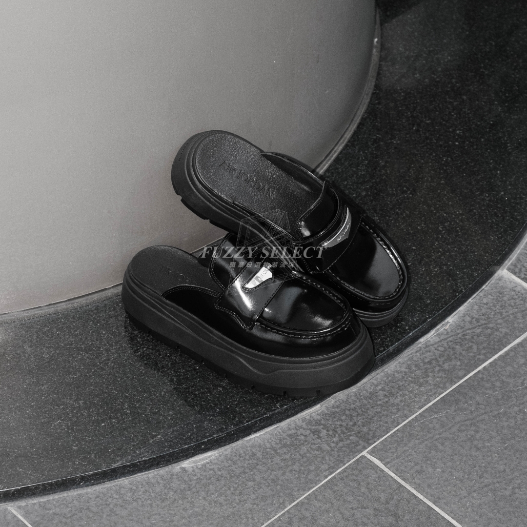 【逢甲 FUZZY】W Air Jordan Mule "Black" 厚底 銀牌 全黑 HJ4292-001