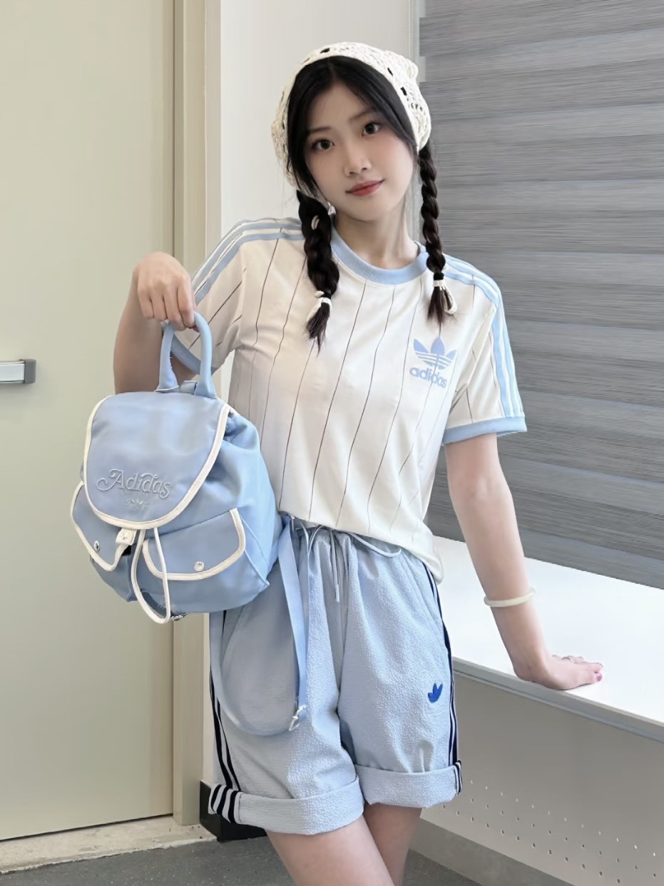 2026春季新款 ADIDAS 寶寶藍 手提 雙肩包