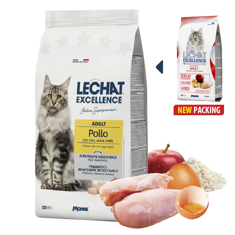 Lechat Excellence丨雞肉蘋果成貓健體配方1.5kg (LE-0158)
