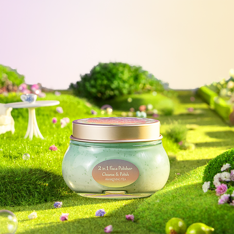 二合一臉部磨砂膏-檸香茶語125ml