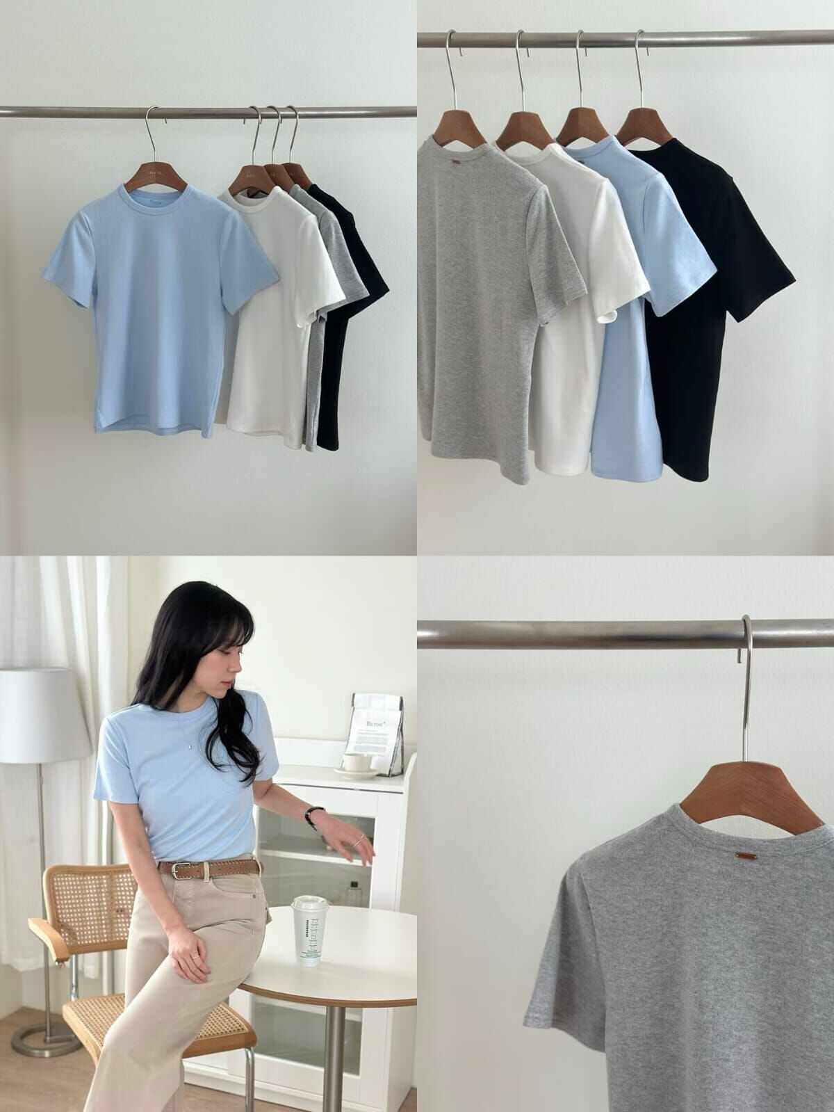 ML6051 簡約休閒圓領短袖Tee