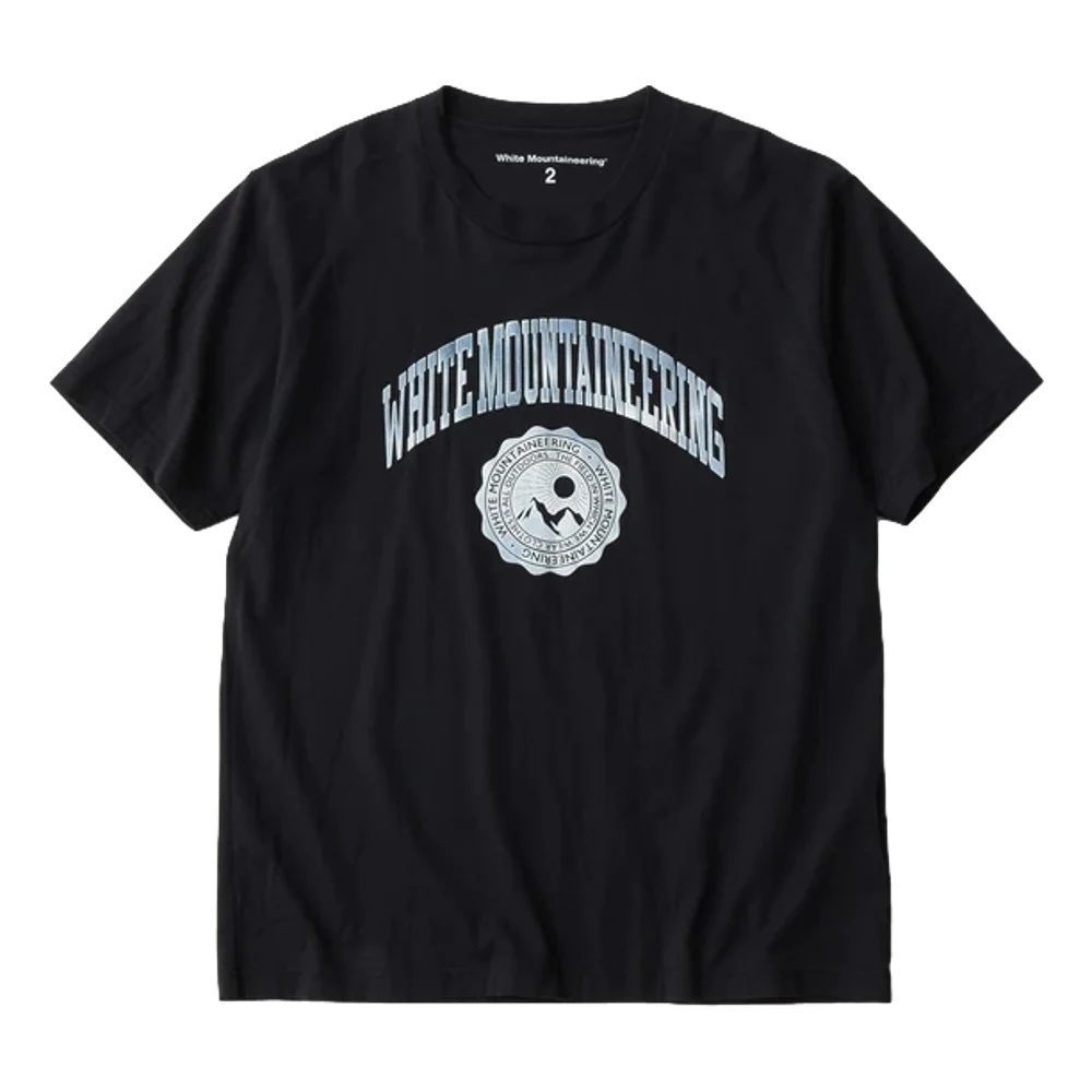 WHITE MOUNTAINEERING FLOCKY PRINT T-SHIRT