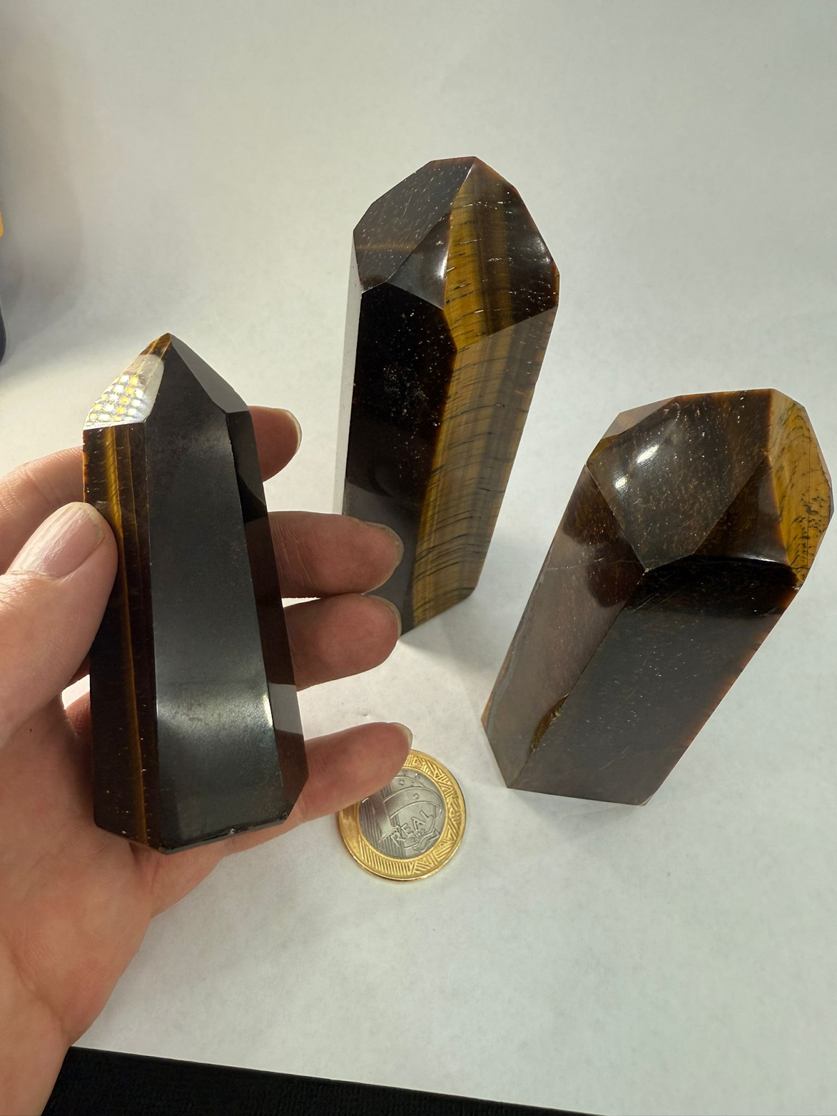 WH125 虎眼石水晶柱 200-300G