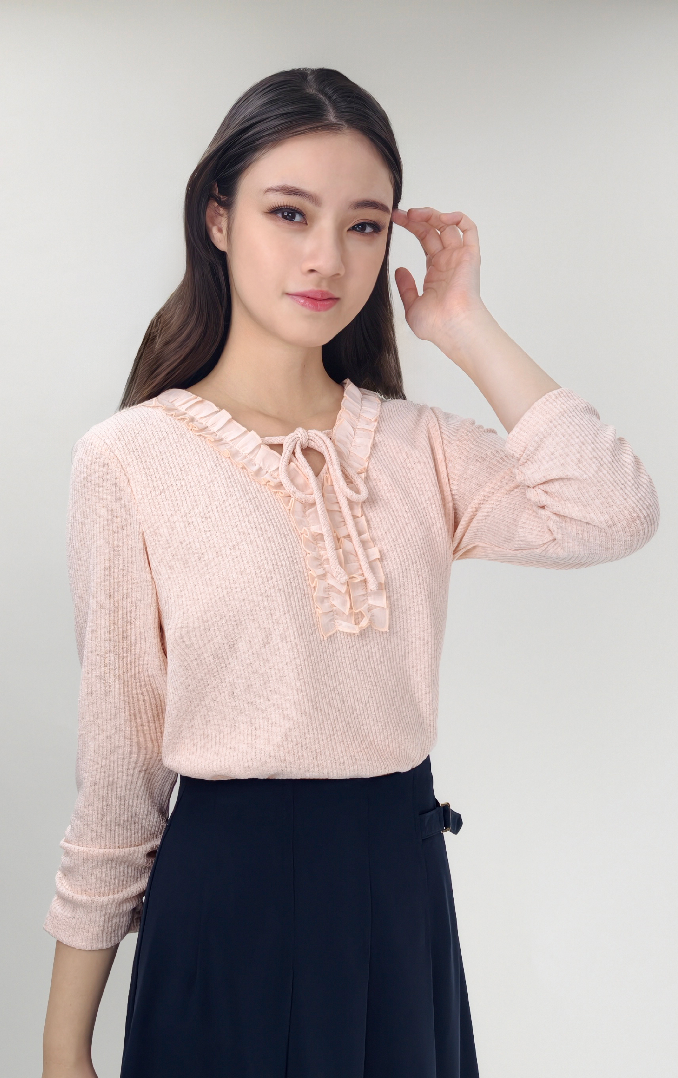 胸前綁帶上衣 ST0886