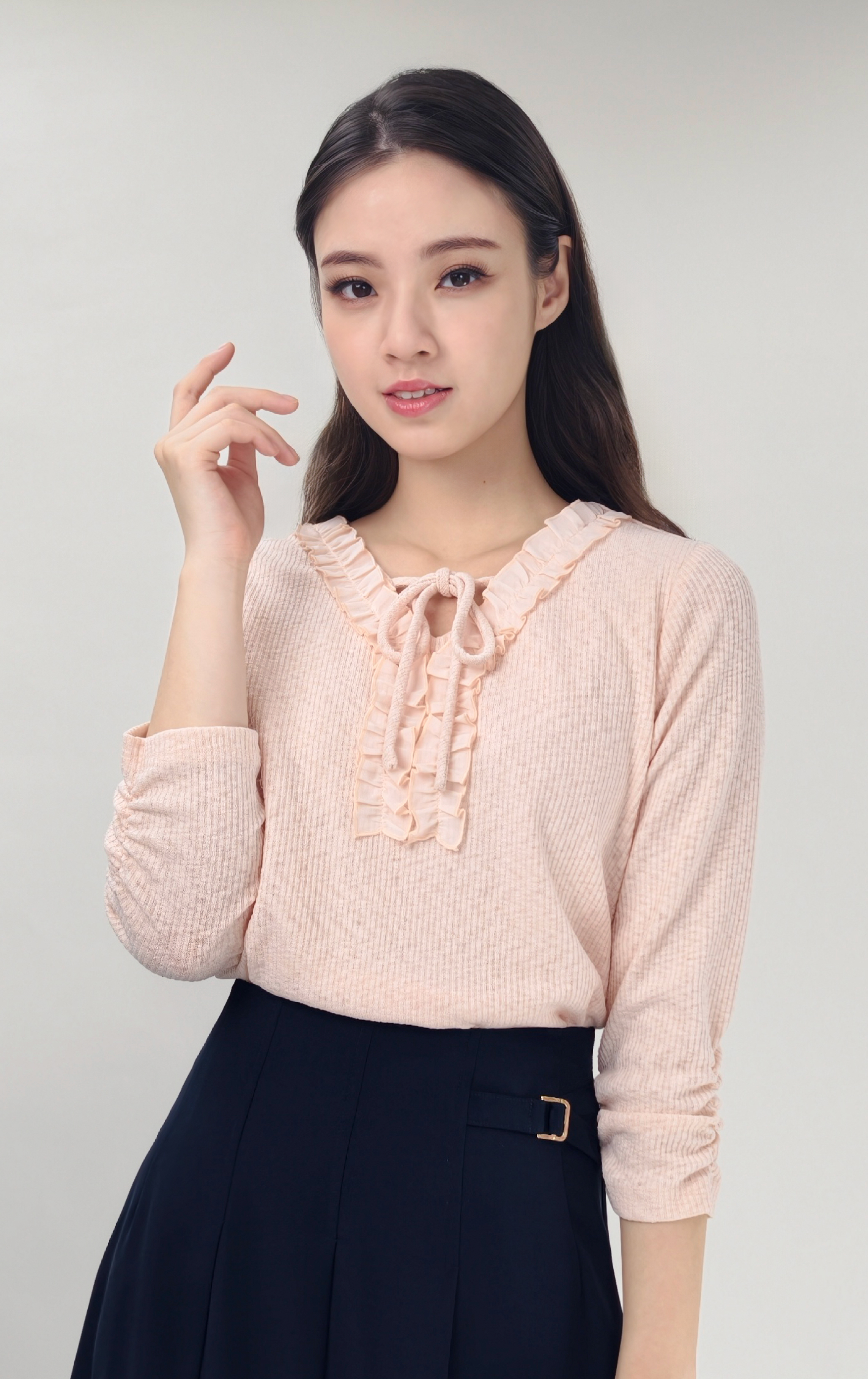 胸前綁帶上衣 ST0886