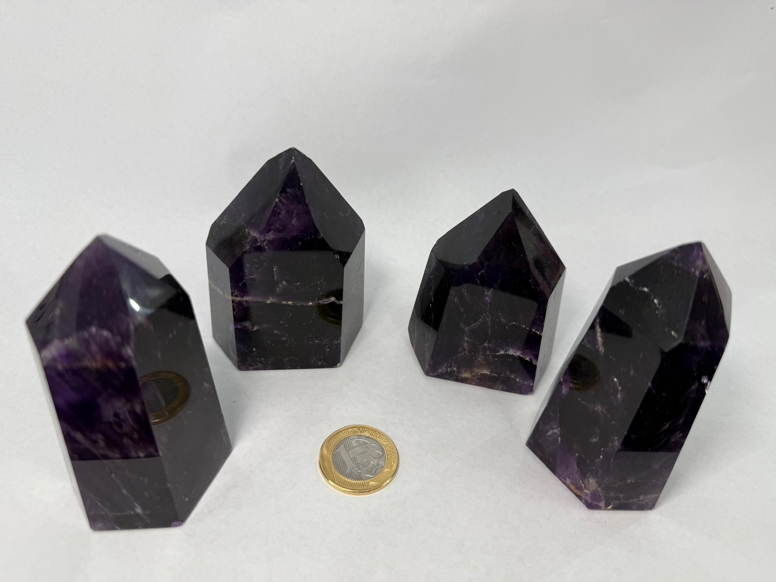 WH120 紫色水晶柱 200-300G