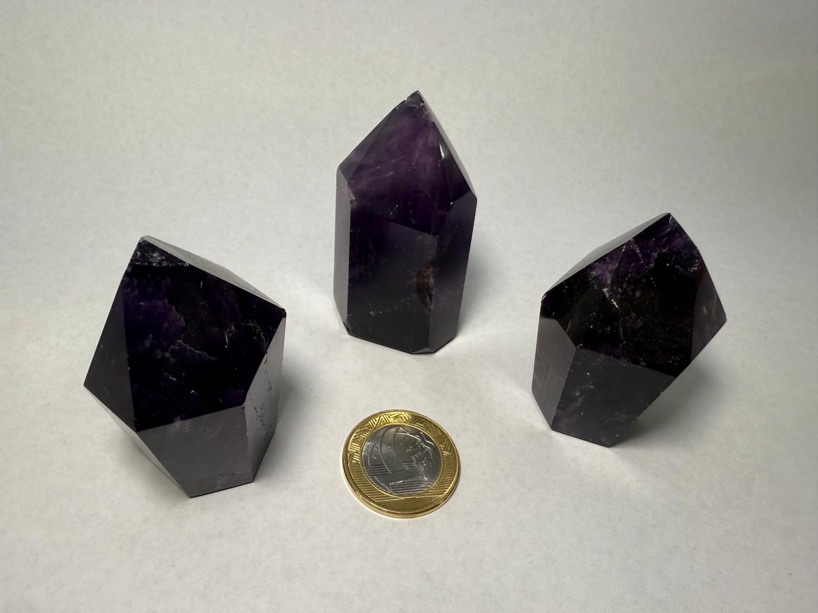 WH119 紫色水晶柱 80-180G