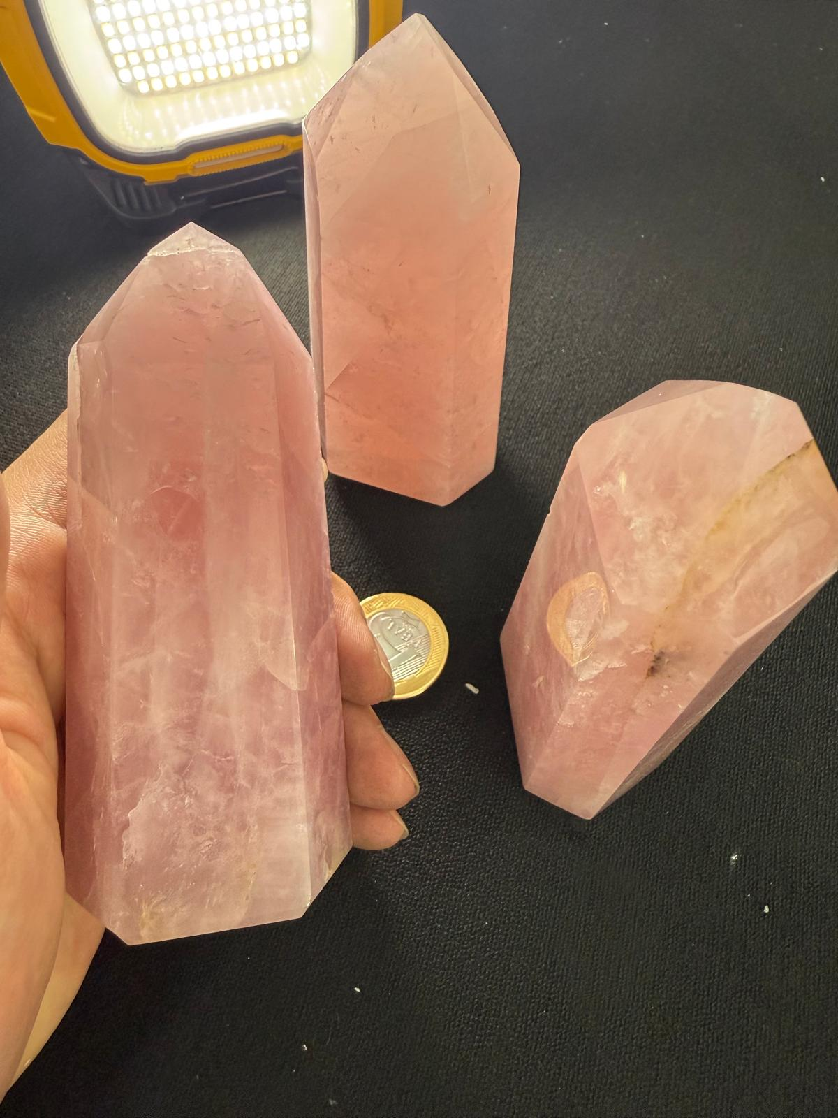 WH117 粉色水晶柱 300-500G