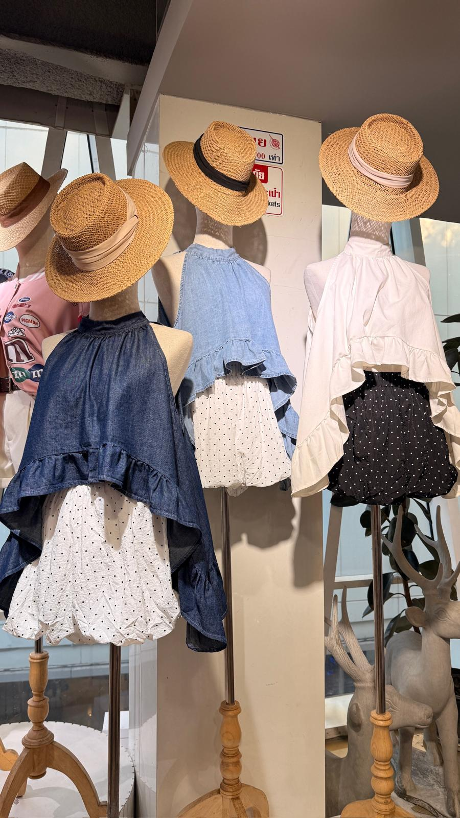 入膊牛仔背心(深藍色)