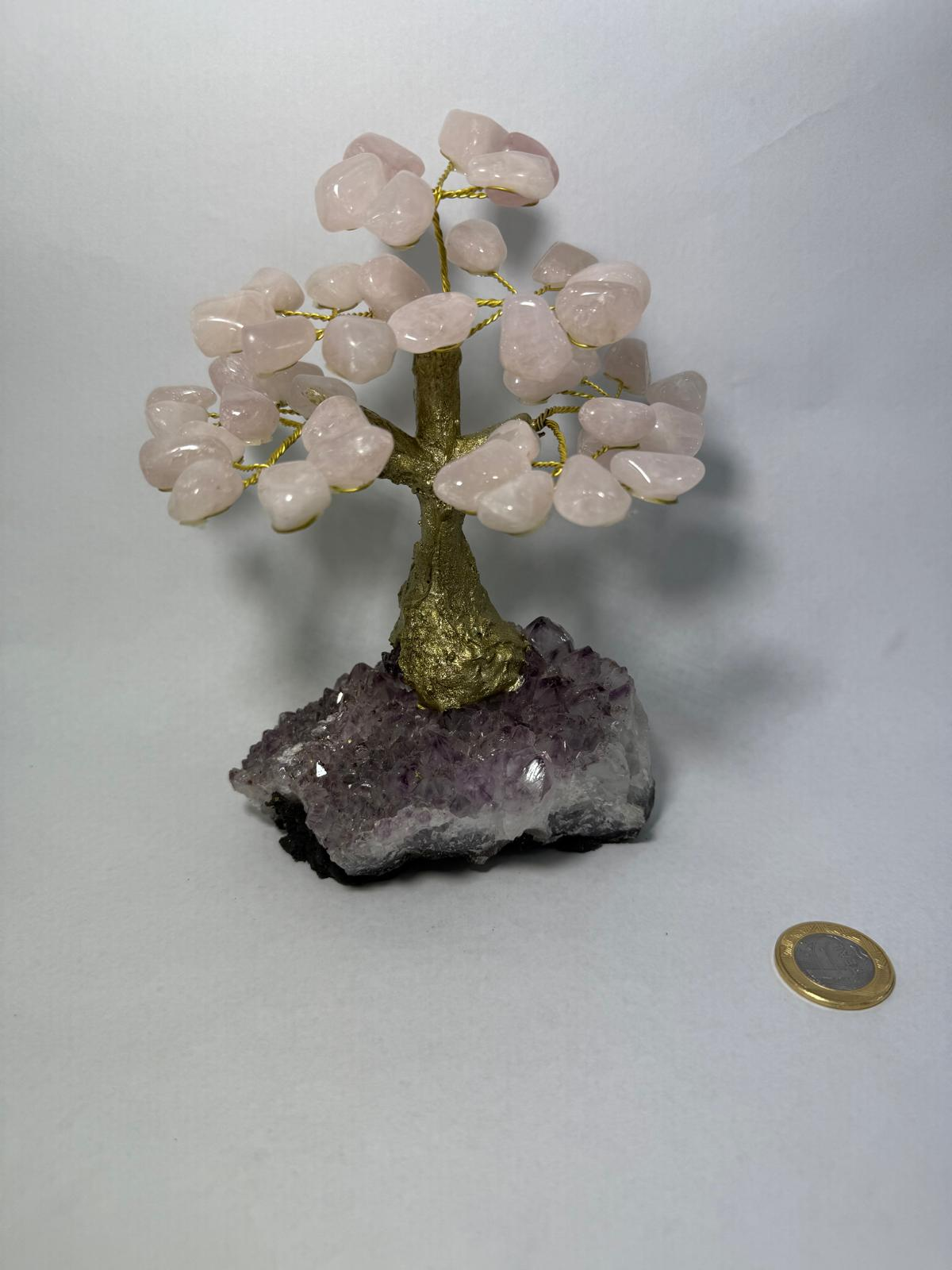 WH080 A80 S 14-16cm 水晶樹 粉晶