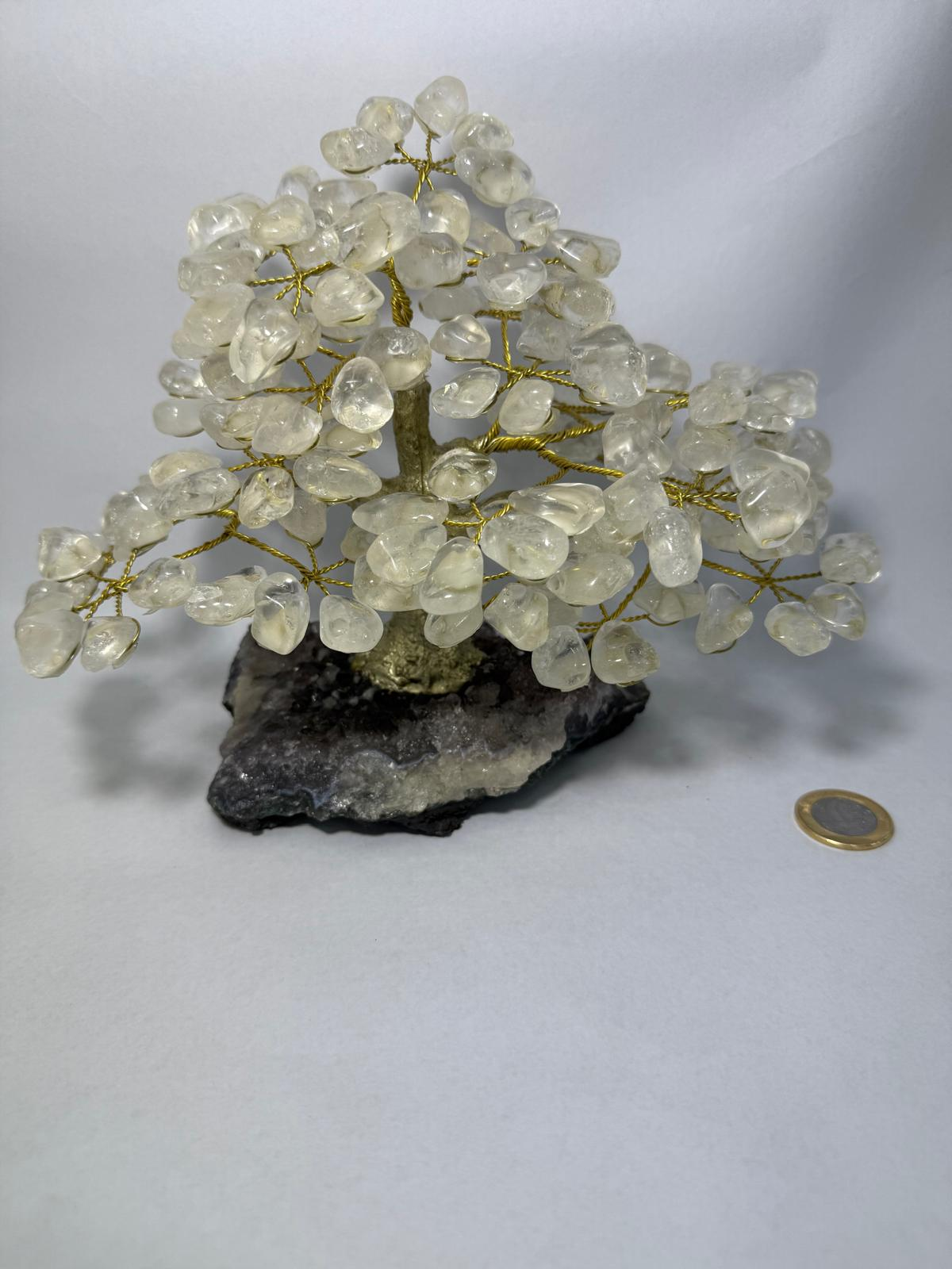 WH083 A83 M size 18-20cm 水晶樹 白水晶