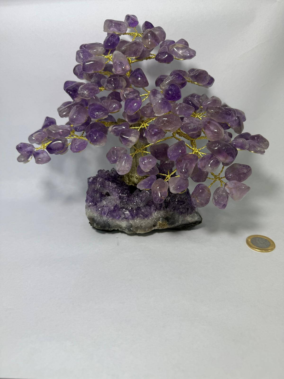 WH085 A85 M size 18-20cm 水晶樹 紫水晶