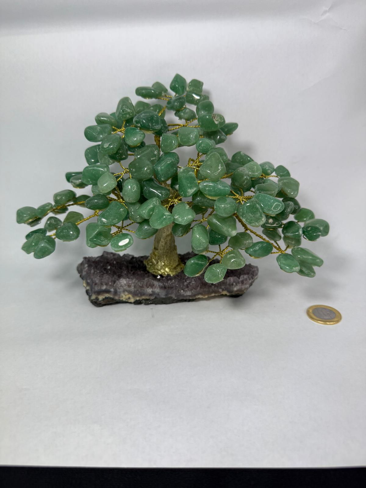 WH087 A87 M size 18-20cm 水晶樹 綠東陵水晶