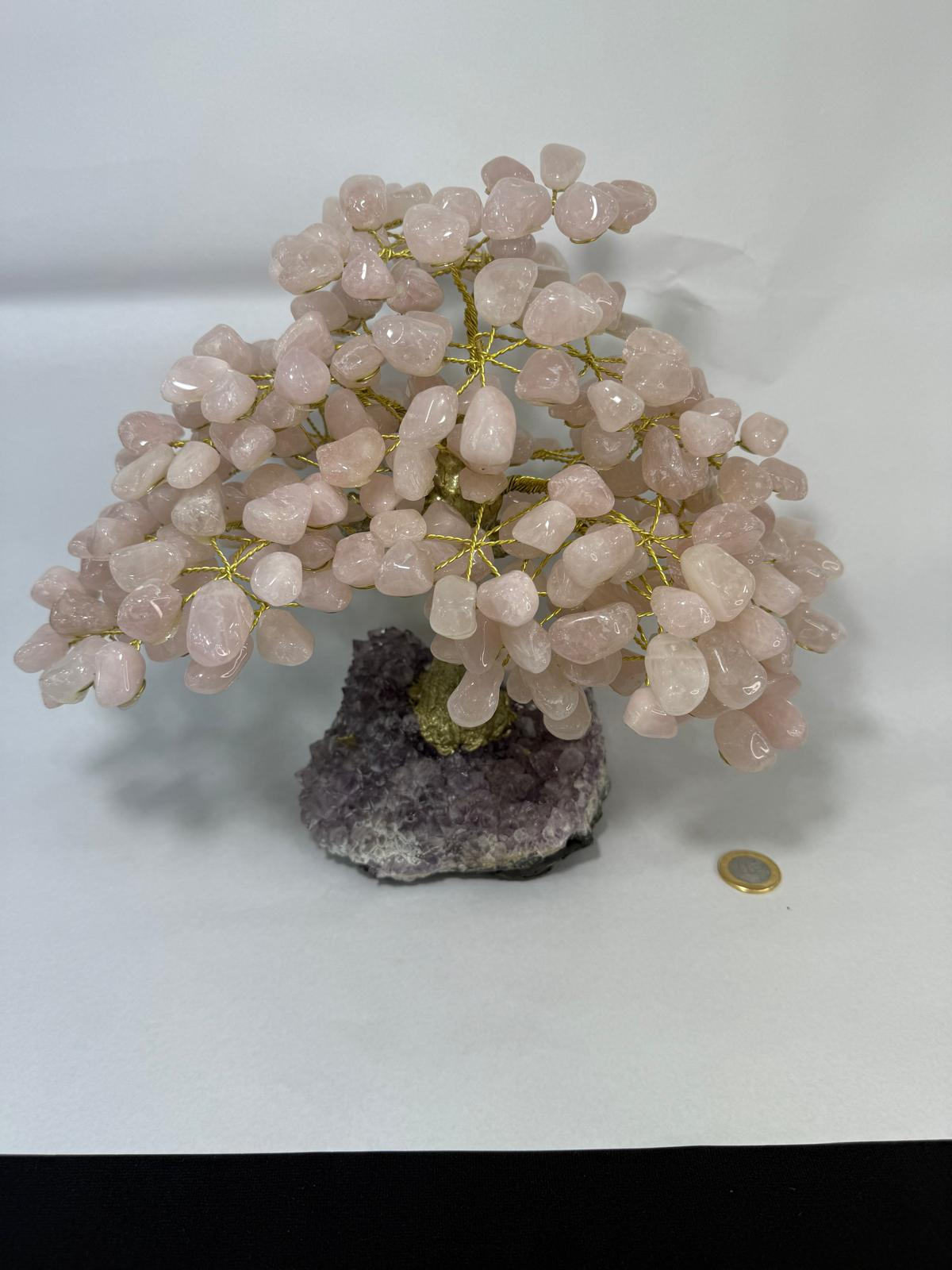 WH089 A89 L size 25-28 cm 水晶樹 粉晶