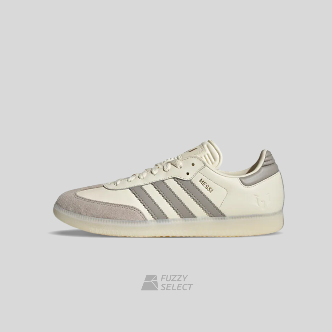 【逢甲 FUZZY】 Messi x Adidas Samba "Cream White" 梅西 米白 聯名款 JQ0266