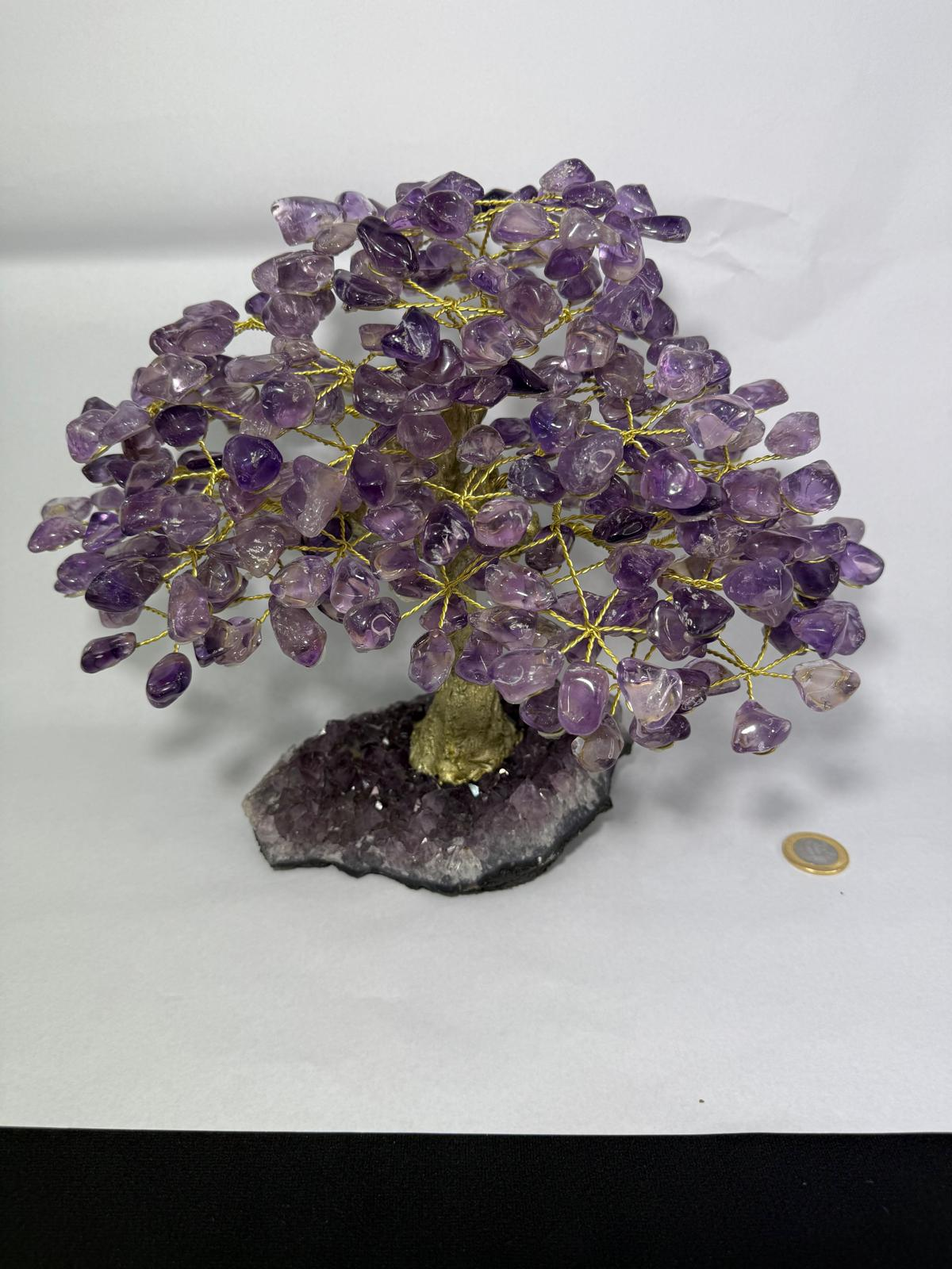 WH092 A92 L size 25-28 cm 水晶樹 紫水晶