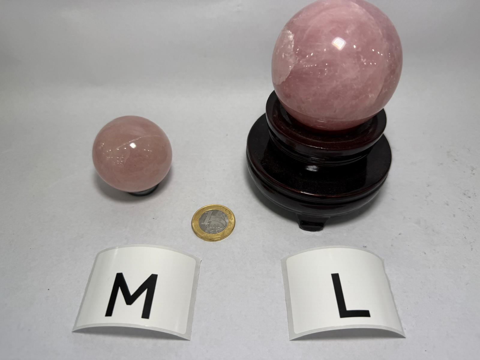 WH105 粉晶水晶球