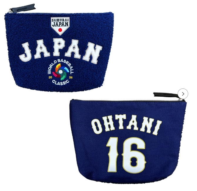 【Luxury】日本 WBC 2026 World Baseball Classic 限定紀念 16大谷翔平  化妝包 手拿小包包