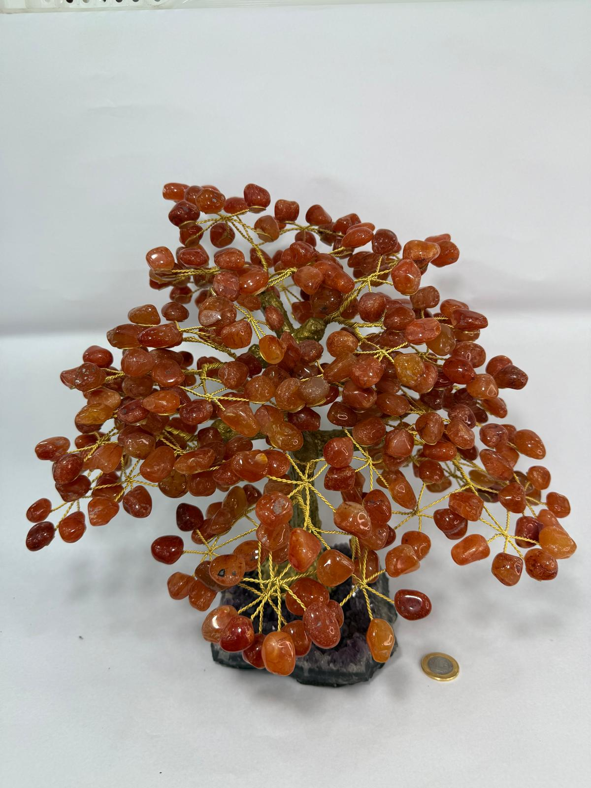 WH103 A103 XL size 32-26CM 水晶樹 紅瑪瑙