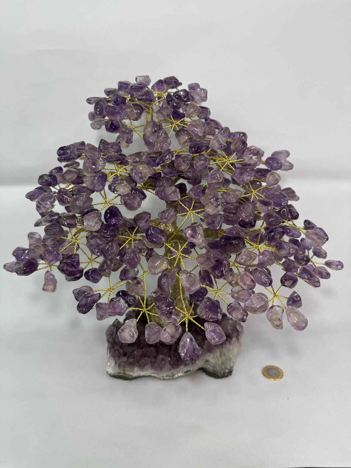 WH100 A100 XL size 32-26CM 水晶樹 紫水晶