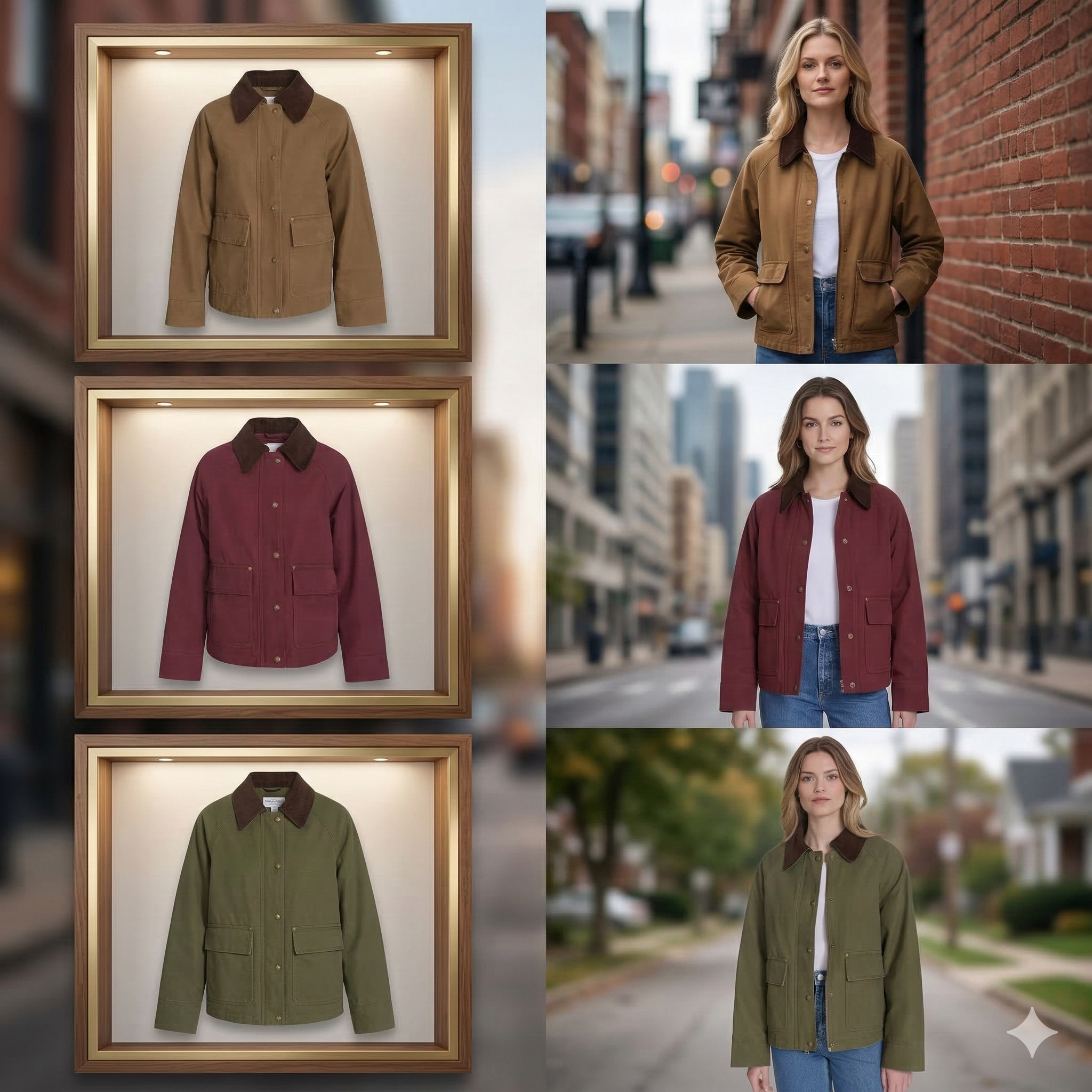 【預購】Levi's H031011 女裝工裝風帆布外套