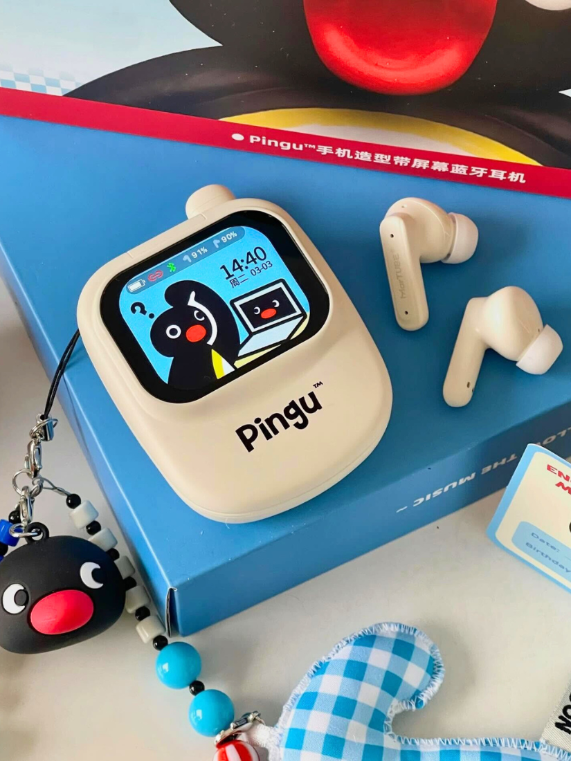【 預購 】Pingu 智慧螢幕 藍芽無線耳機