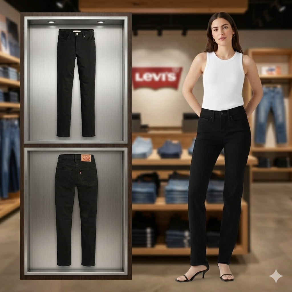 【預購】Levi's H031008 女裝修身牛仔褲