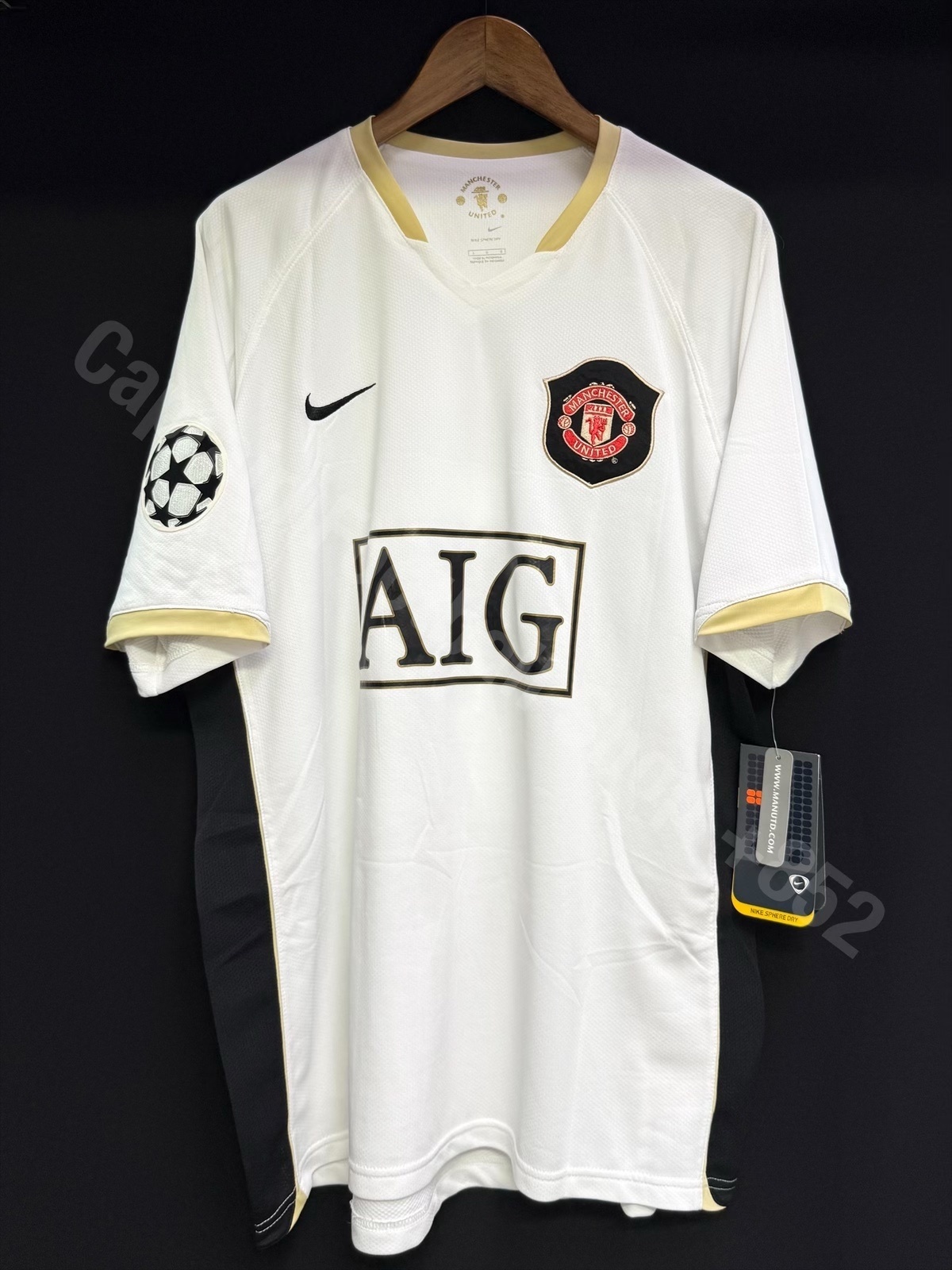 (BNWT) Manchester United 2007-2008 Nike Third Shirt #7 RONALDO