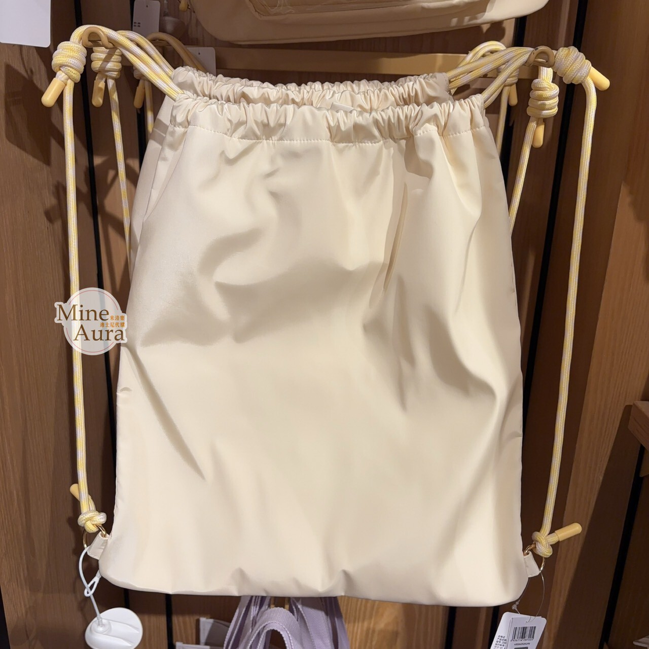 城堡圖案 透明 造型 束口設計 後背包 -上海迪士尼樂園